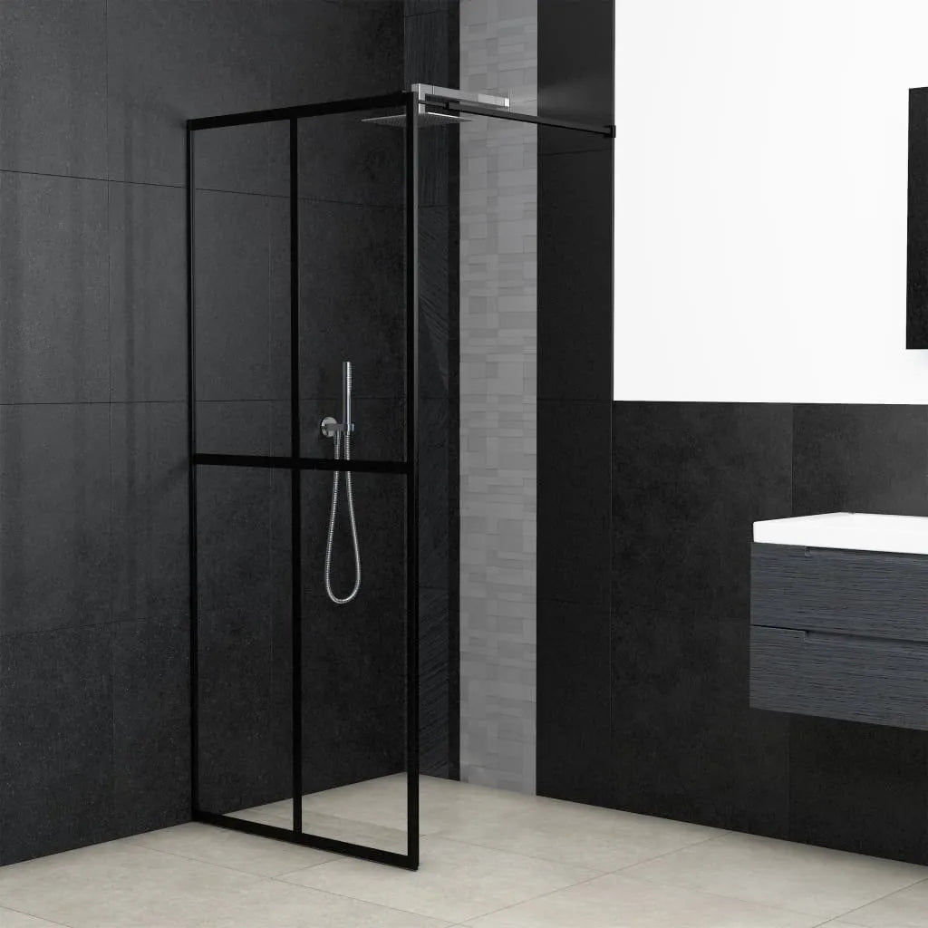 Walk-in Shower Screen Clear Tempered Glass 80x195 cm