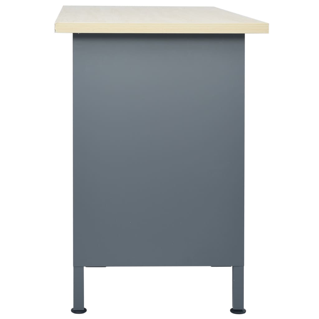 Workbench Black 120x60x85 cm Steel