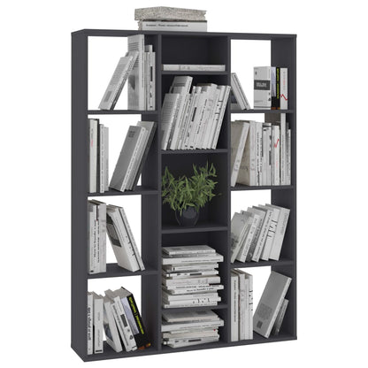 Room Divider/Book Cabinet Grey 100x24x140 cm Engineered Wood