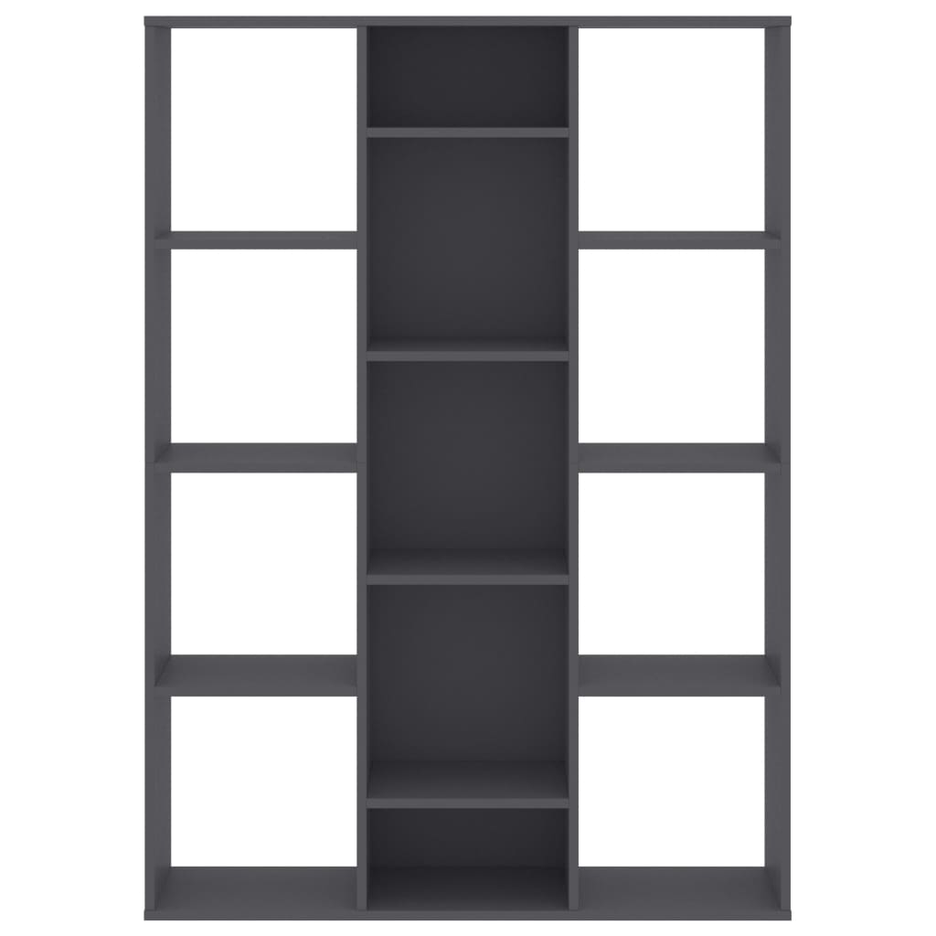 Room Divider/Book Cabinet Grey 100x24x140 cm Engineered Wood