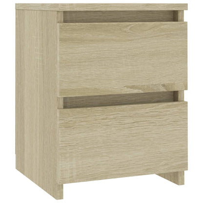 Bedside Cabinets 2 pcs Sonoma Oak 30x30x40 cm Engineered Wood