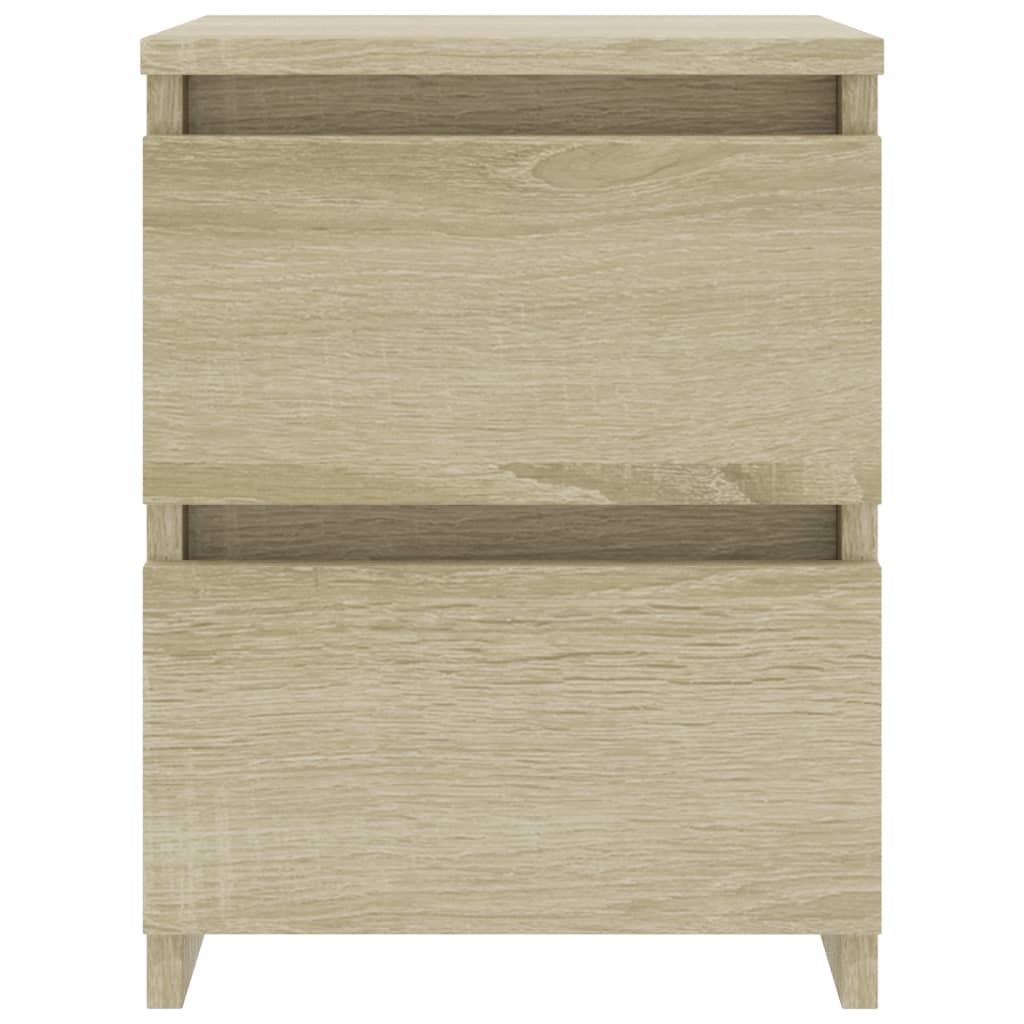 Bedside Cabinets 2 pcs Sonoma Oak 30x30x40 cm Engineered Wood