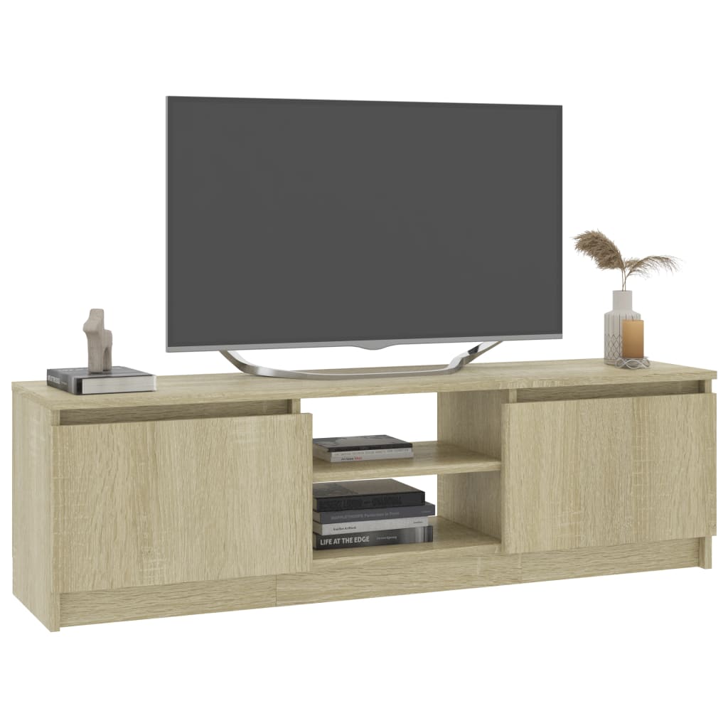 TV Cabinet Sonoma Oak 120x30x35.5 cm Engineered Wood