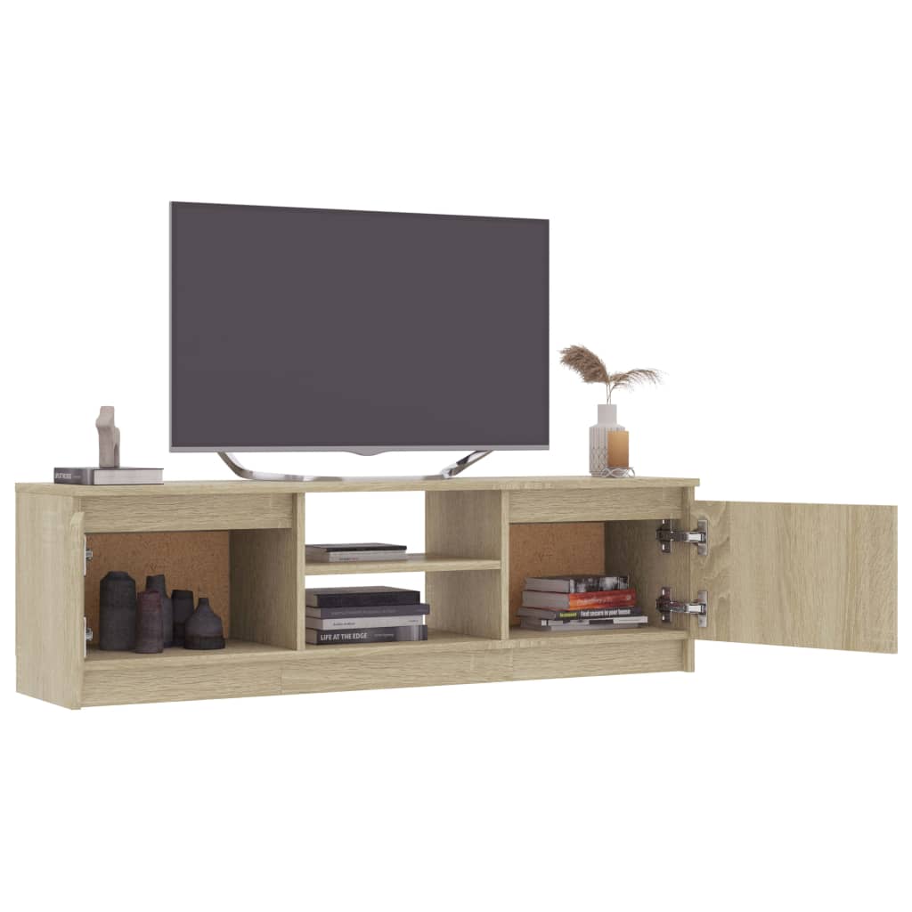 TV Cabinet Sonoma Oak 120x30x35.5 cm Engineered Wood