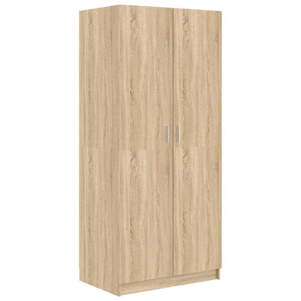 Wardrobe Sonoma Oak 80x52x180 cm Engineered Wood