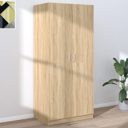 Wardrobe Sonoma Oak 80x52x180 cm Engineered Wood