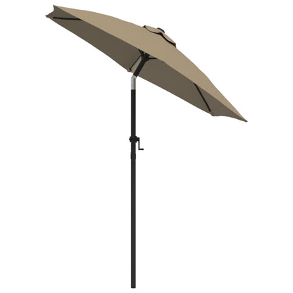 Parasol Taupe 200x224 cm Aluminium