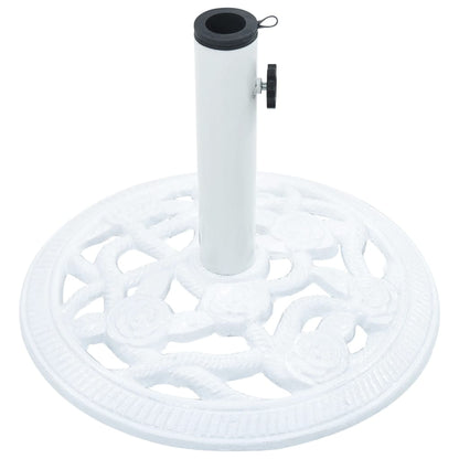 Umbrella Base White 9 kg 40 cm Cast Iron