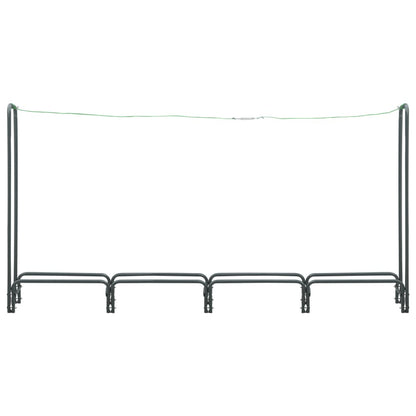 Firewood Rack Anthracite 240x35x120 cm Steel