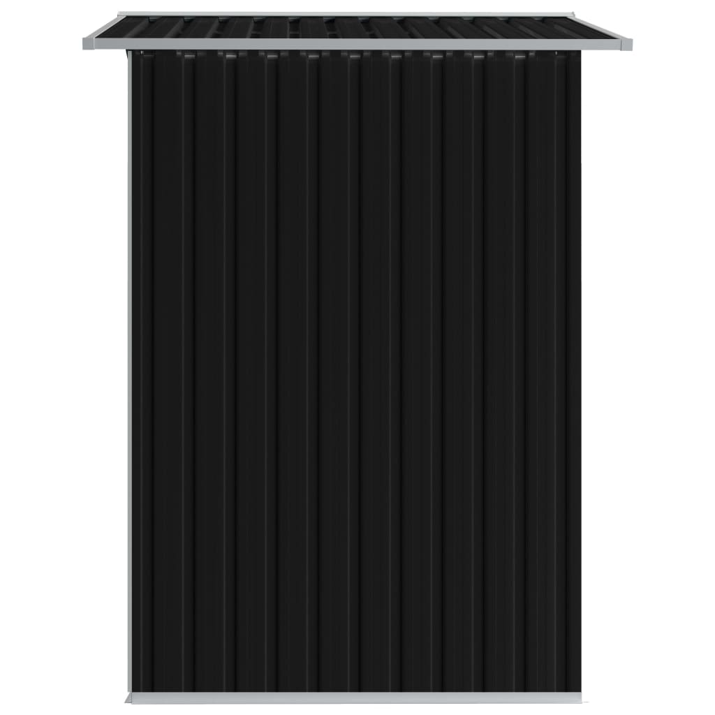 Garden Storage Shed Anthracite Steel 204x132x186 cm