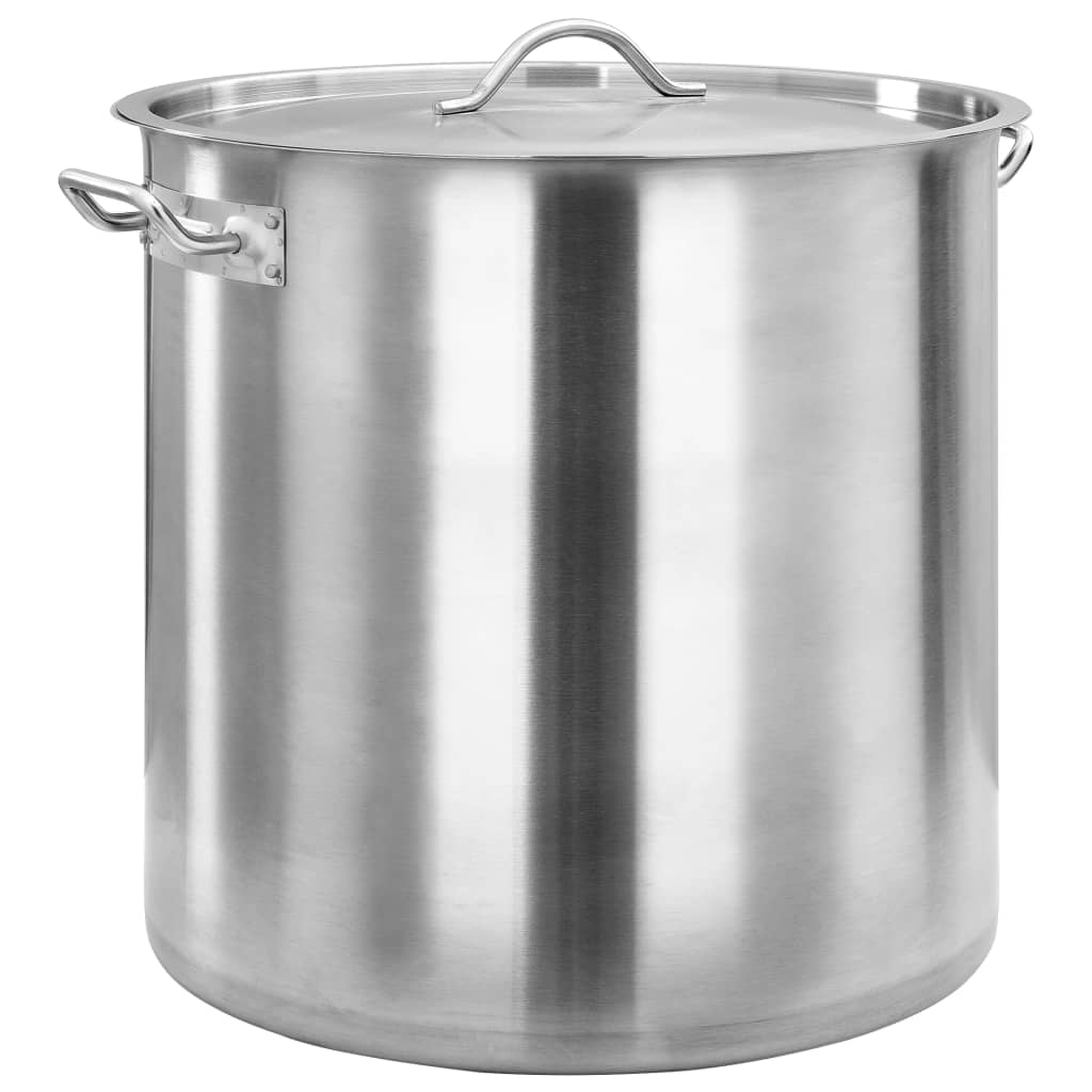 Stock Pot 98 L 50x50 cm Stainless Steel