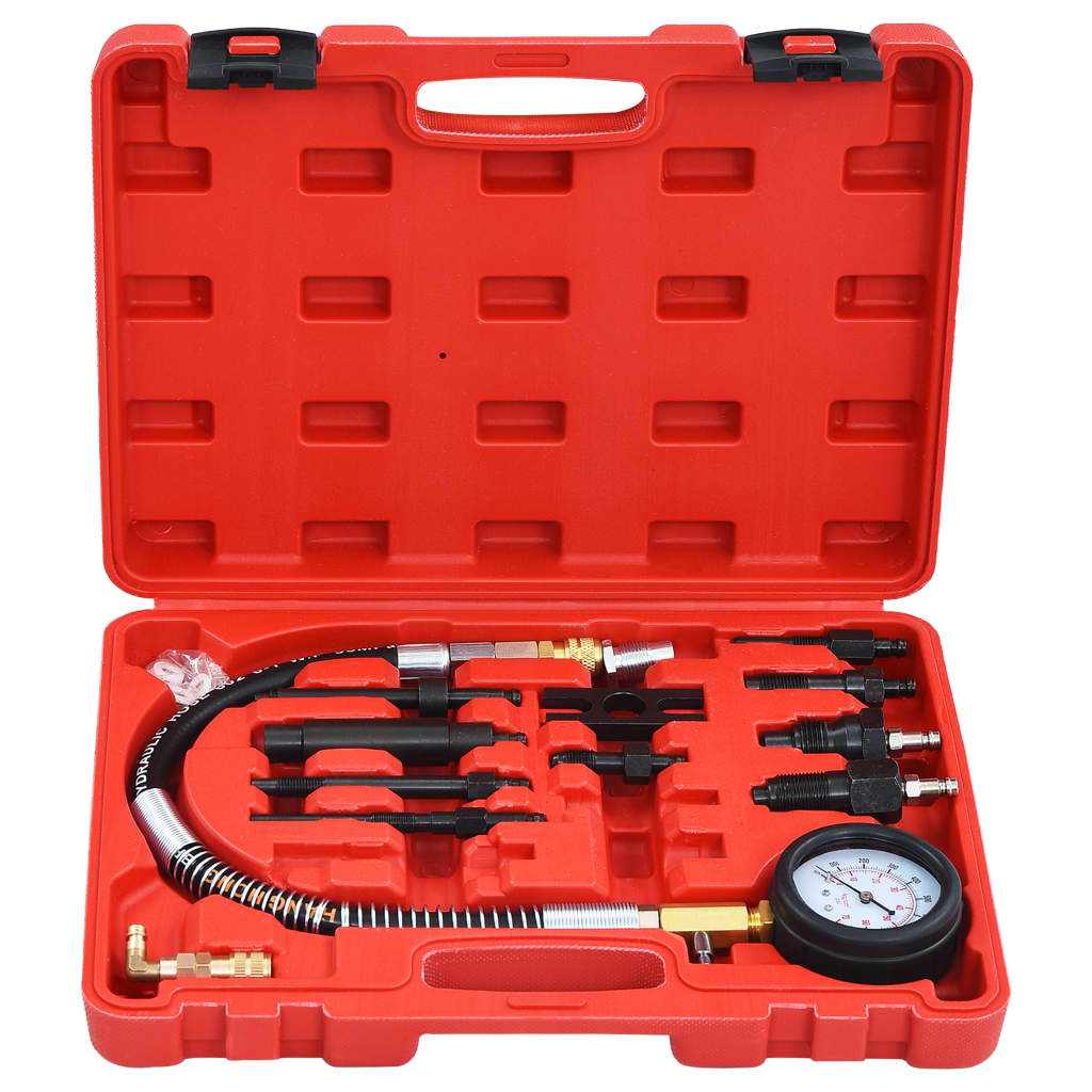 12 Piece Diesel Compression Gauge Test Kit