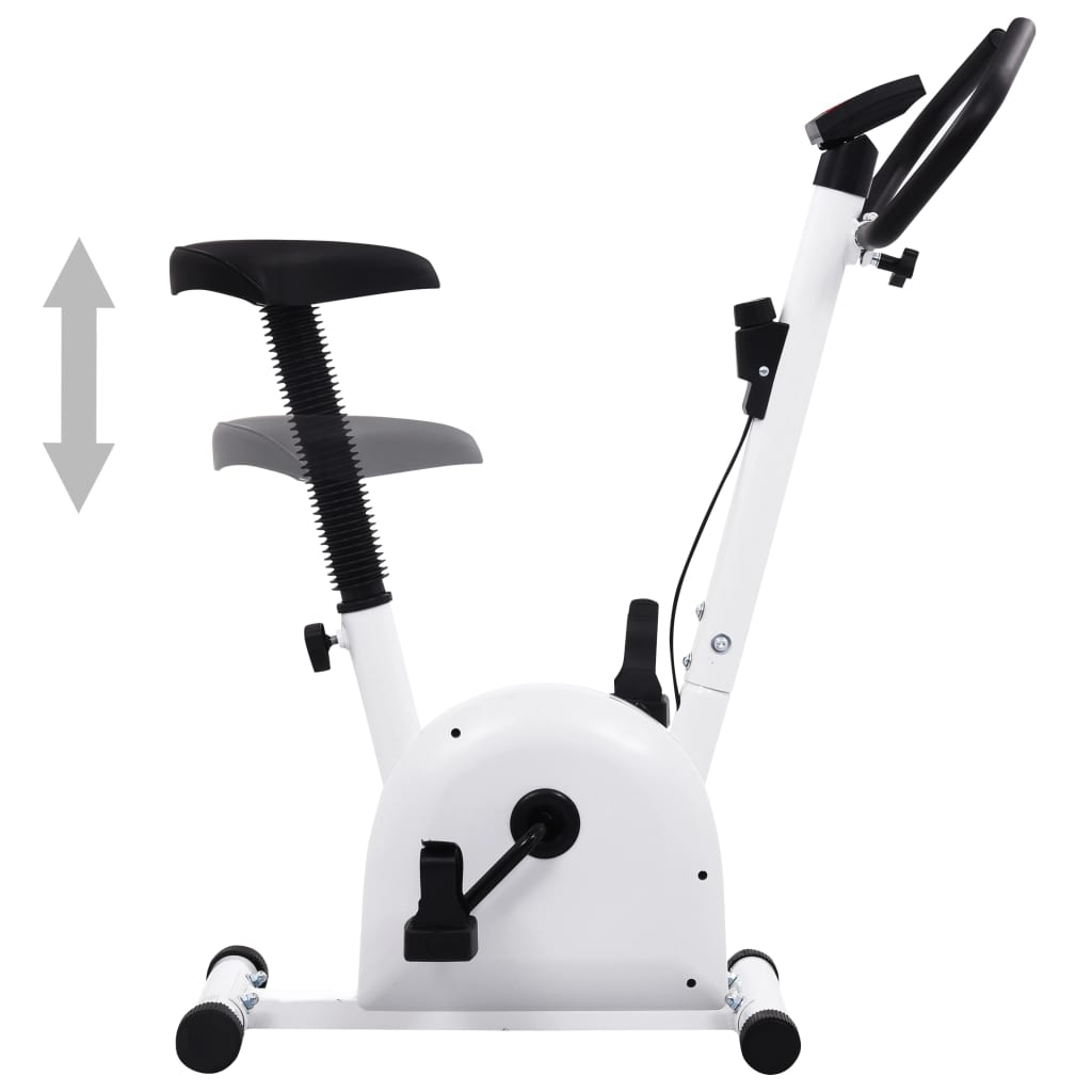 Exercise Bike with Belt Resistance White