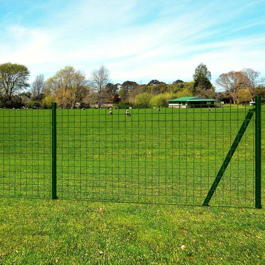 Euro Fence Steel 25x1.7 m Green