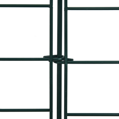 Lower Arch Garden Fence Set 77.5x64 cm Green