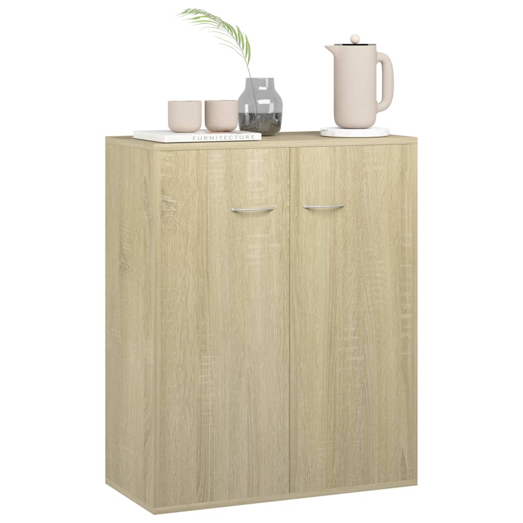 Sideboard Sonoma Oak 60x30x75 cm Engineered Wood