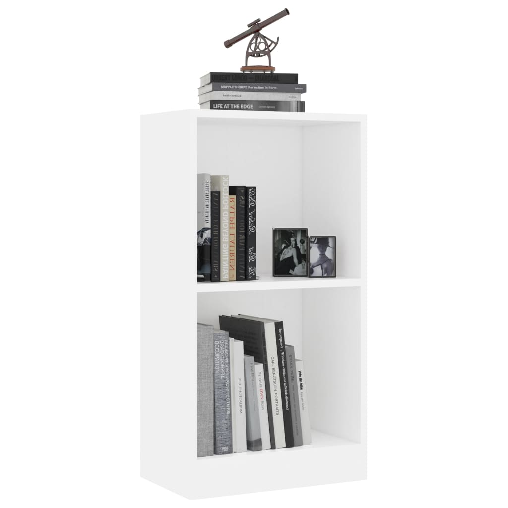 Bookshelf White 40x24x75 cm Engineered Wood