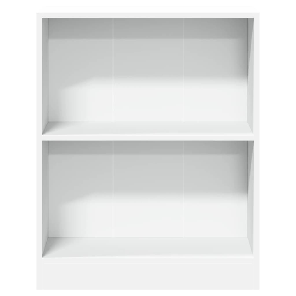 Bookshelf White 60x24x76 cm Engineered Wood