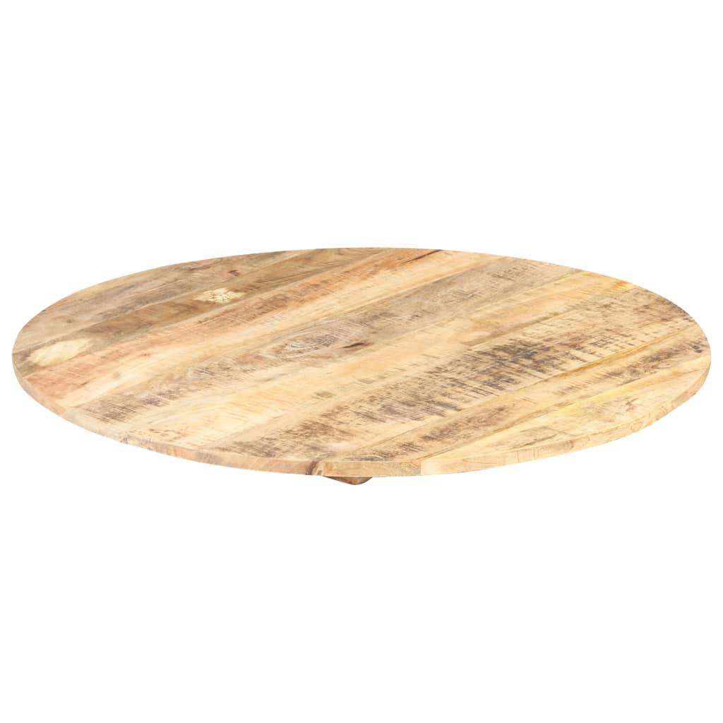 Table Top Solid Mango Wood Round 15-16 mm 50 cm