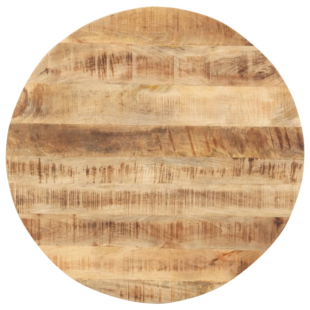 Table Top Solid Mango Wood Round 15-16 mm 70 cm