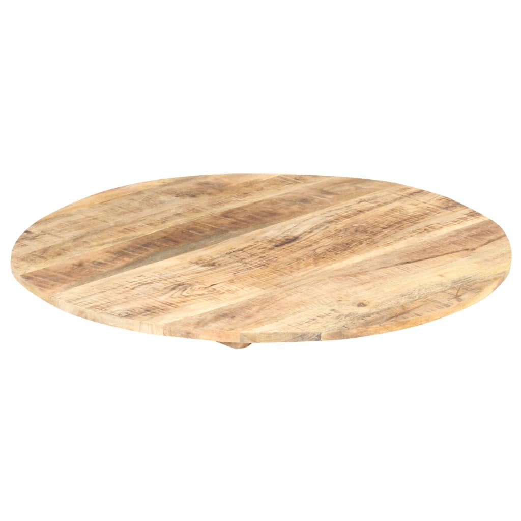 Table Top Solid Mango Wood Round 15-16 mm 70 cm