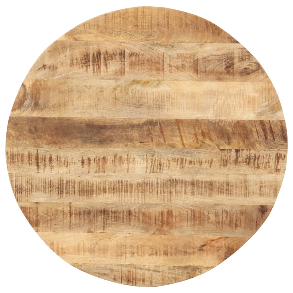 Table Top Solid Mango Wood Round 15-16 mm 80 cm