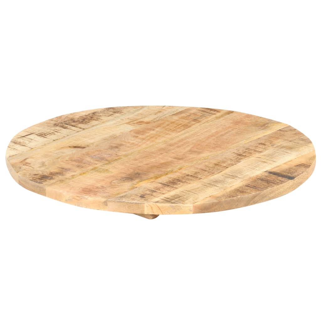 Table Top Solid Mango Wood Round 25-27 mm 70 cm