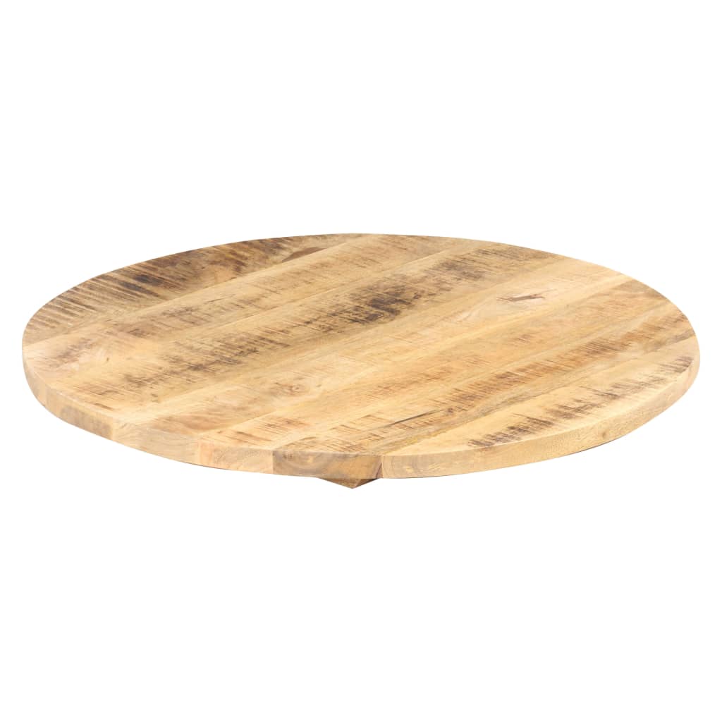 Table Top Solid Mango Wood Round 25-27 mm 70 cm