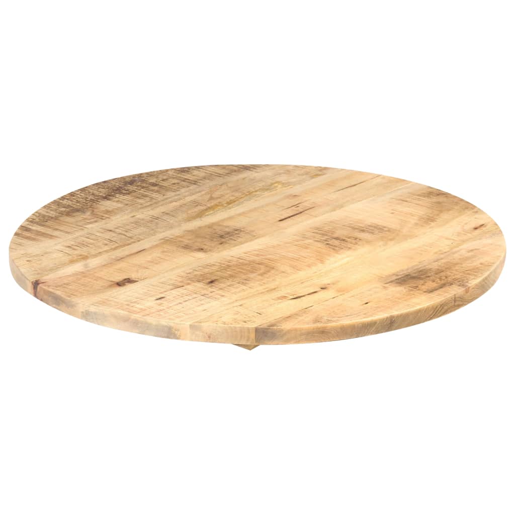 Table Top Solid Mango Wood Round 25-27 mm 70 cm