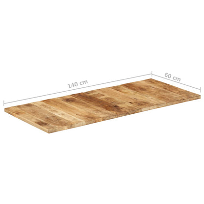 Table Top Solid Mango Wood 25-27 mm 140x60 cm