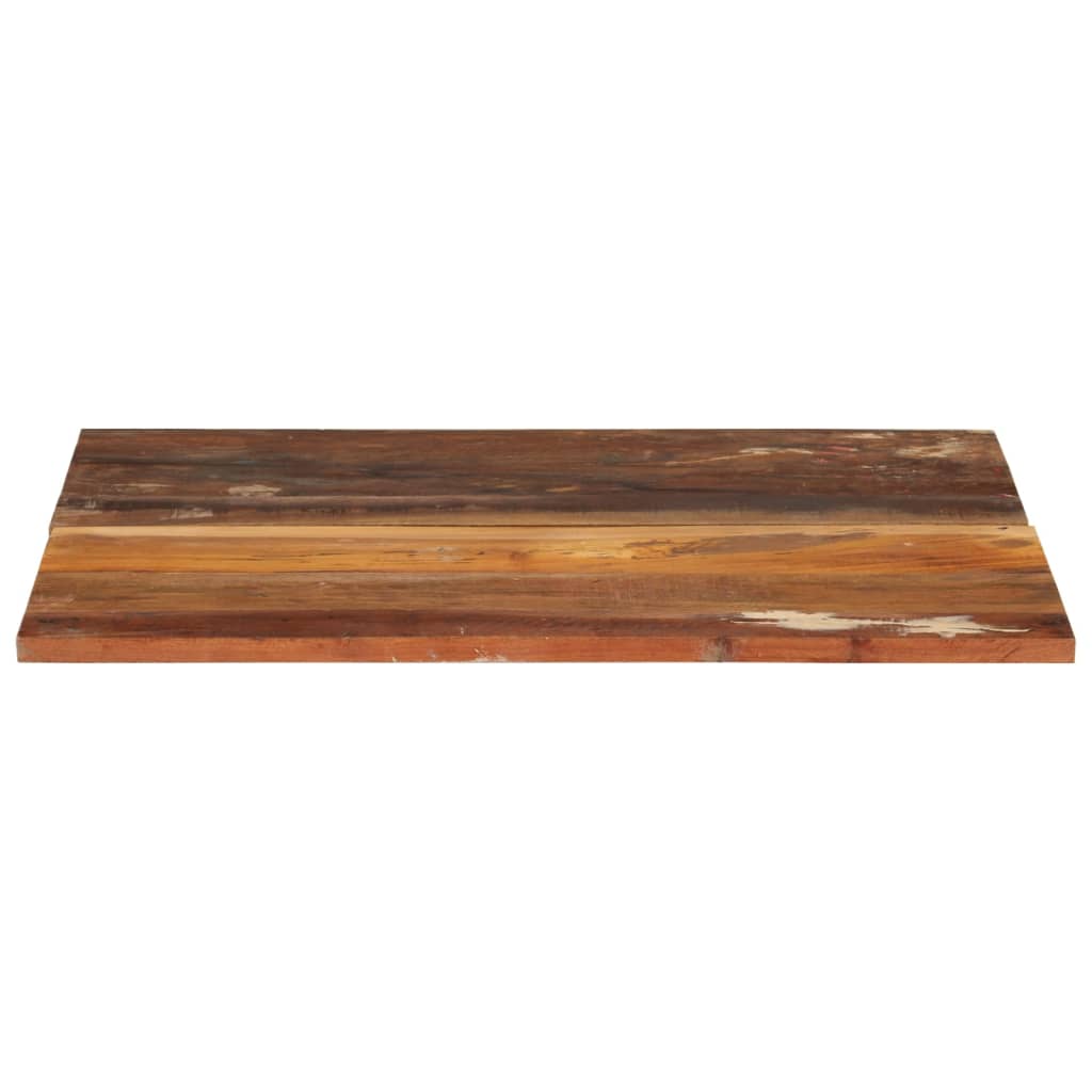 Rectangular Table Top 60x70 cm 15-16 mm Solid Reclaimed Wood