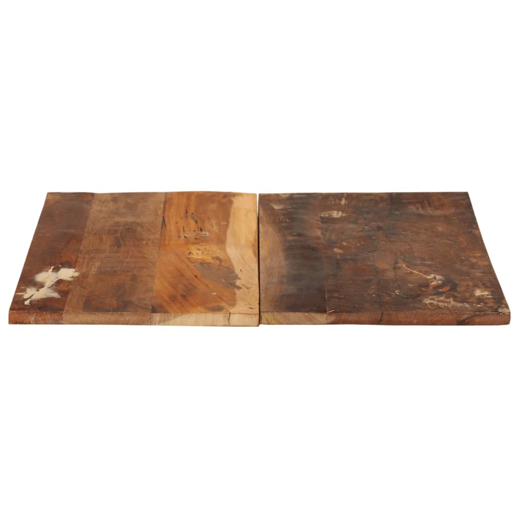 Rectangular Table Top 60x70 cm 15-16 mm Solid Reclaimed Wood