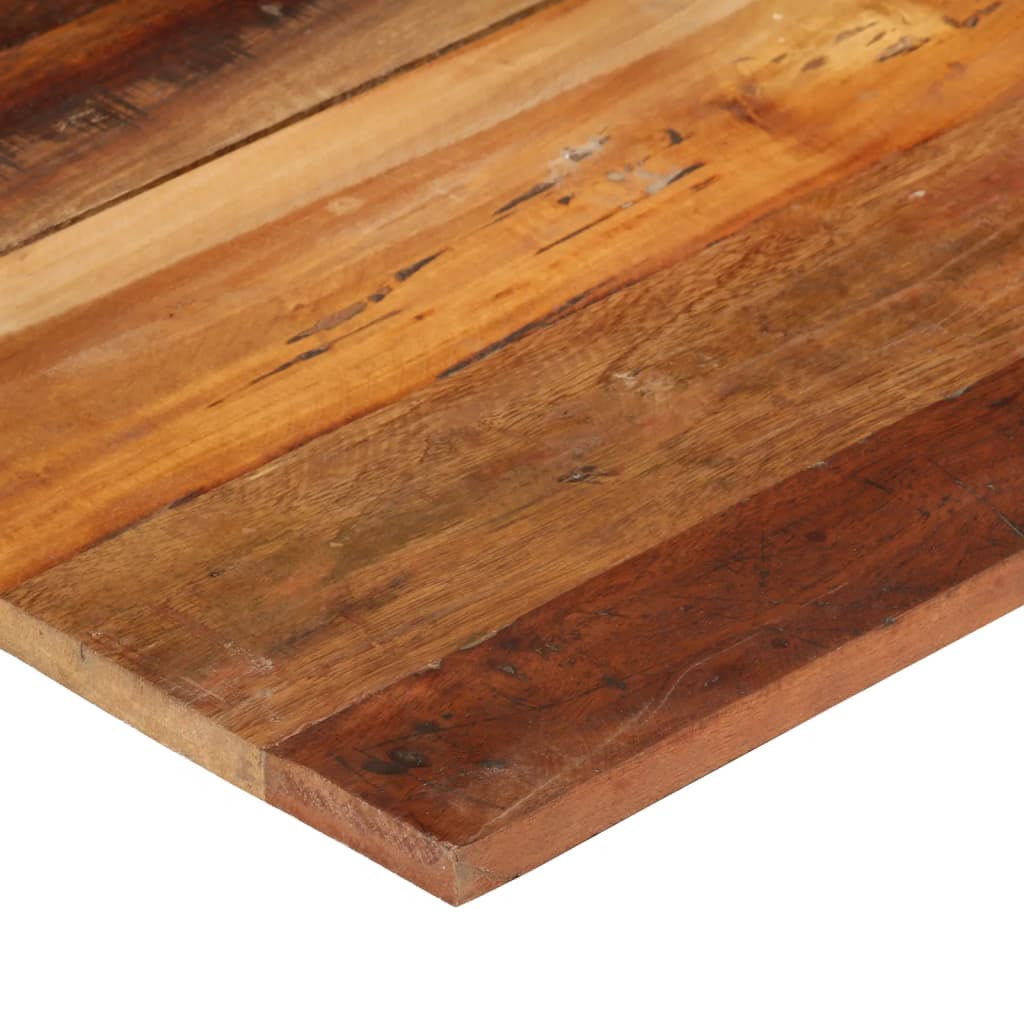 Rectangular Table Top 60x70 cm 15-16 mm Solid Reclaimed Wood