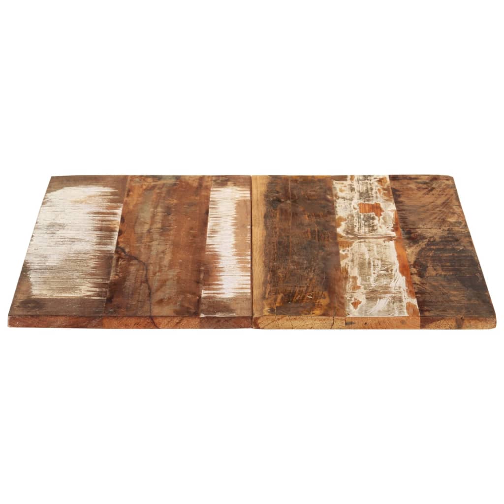 Rectangular Table Top 60x80 cm 15-16 mm Solid Reclaimed Wood