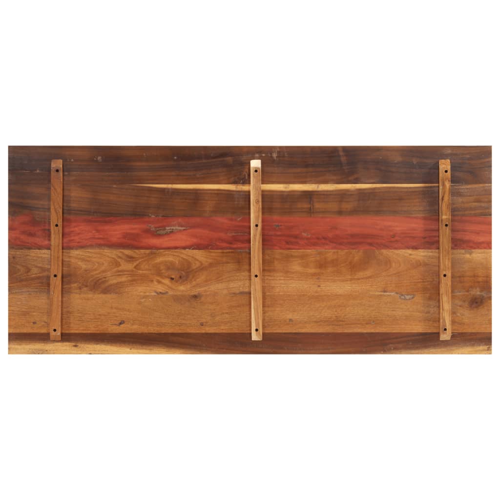 Rectangular Table Top 60x140 cm 15-16 mm Solid Reclaimed Wood