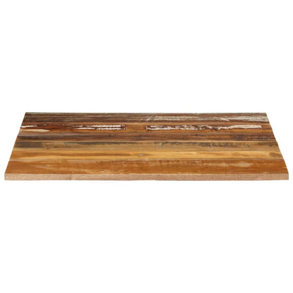 Square Table Top 70x70 cm 15-16 mm Solid Reclaimed Wood