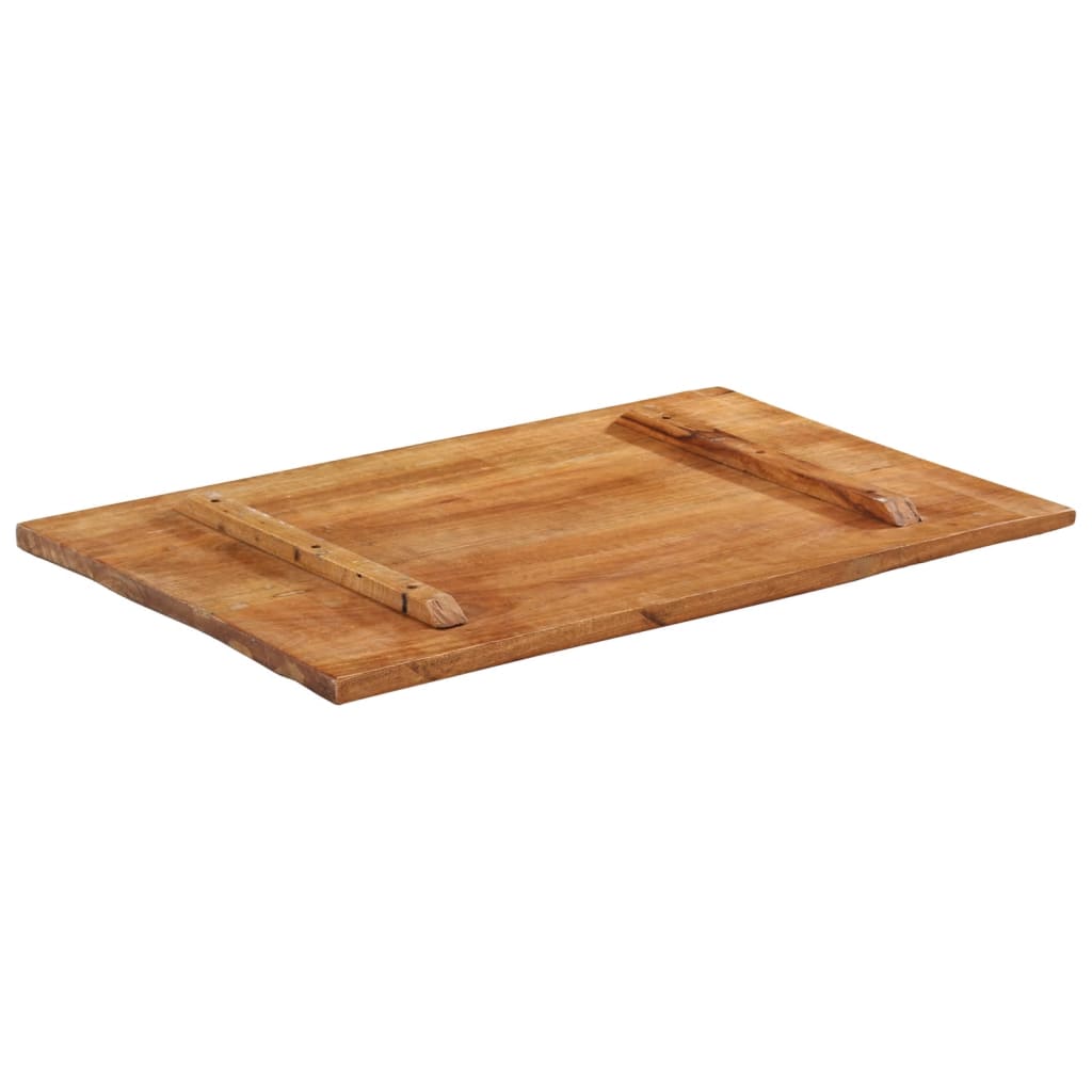 Rectangular Table Top 60x90 cm 25-27 mm Solid Reclaimed Wood