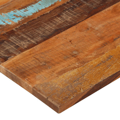 Rectangular Table Top 60x100 cm 25-27 mm Solid Reclaimed Wood