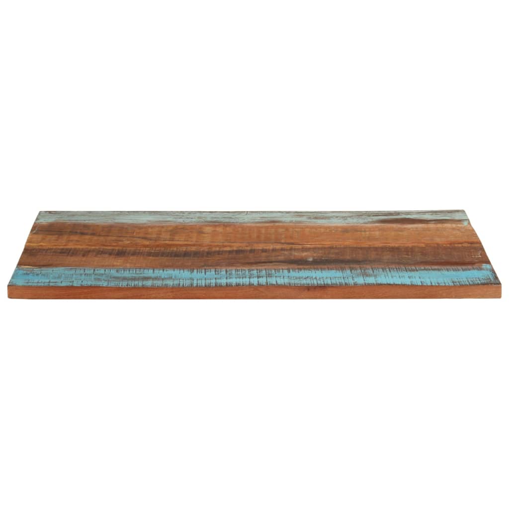 Rectangular Table Top 70x90 cm 25-27 mm Solid Reclaimed Wood