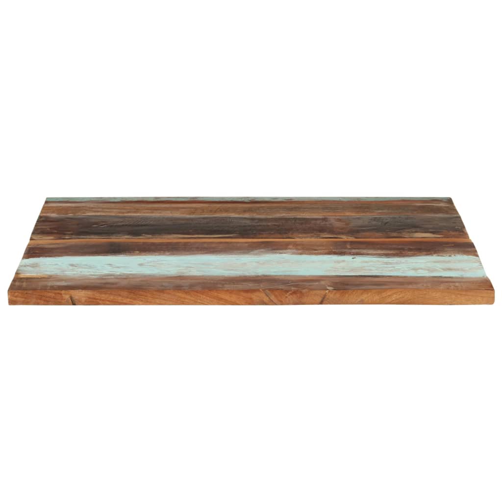 Square Table Top 80x80 cm 25-27 mm Solid Reclaimed Wood