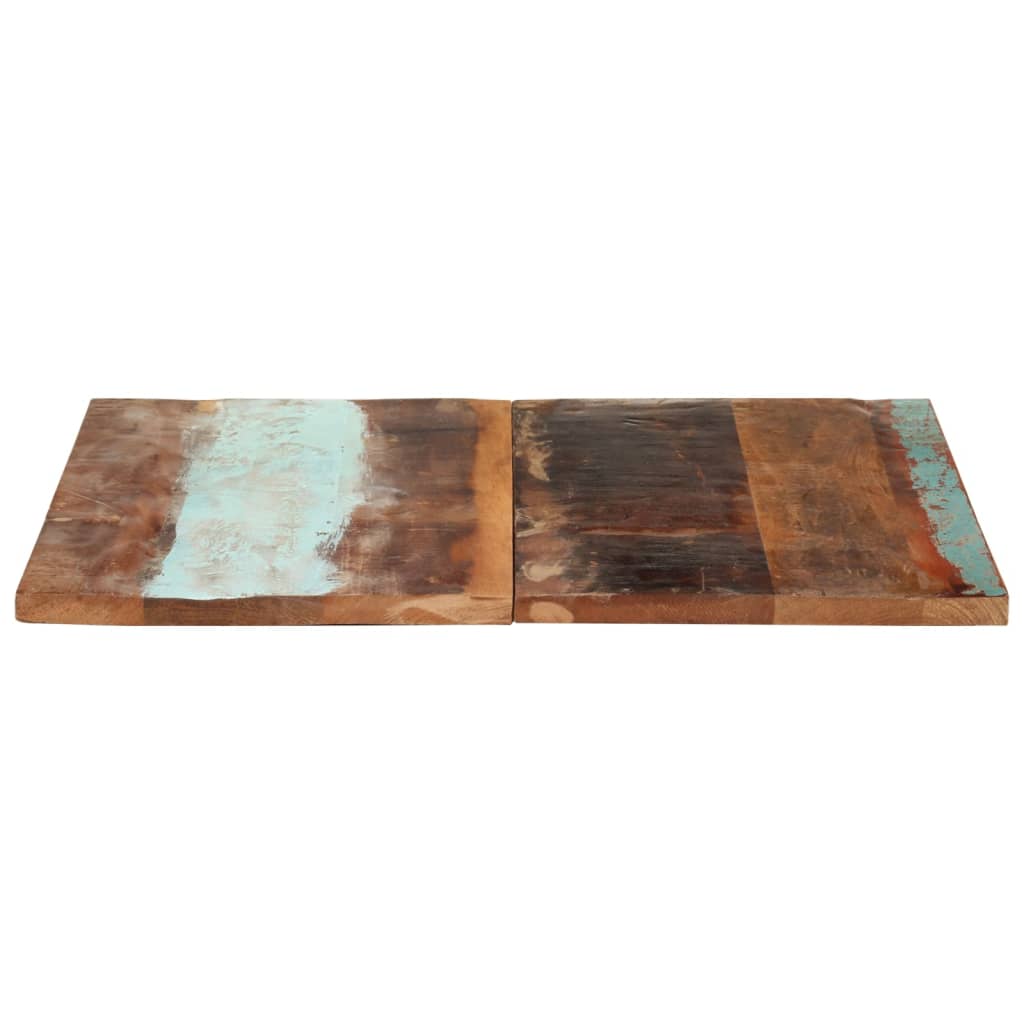 Square Table Top 80x80 cm 25-27 mm Solid Reclaimed Wood