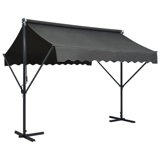 Free Standing Awning 300x300 cm Anthracite