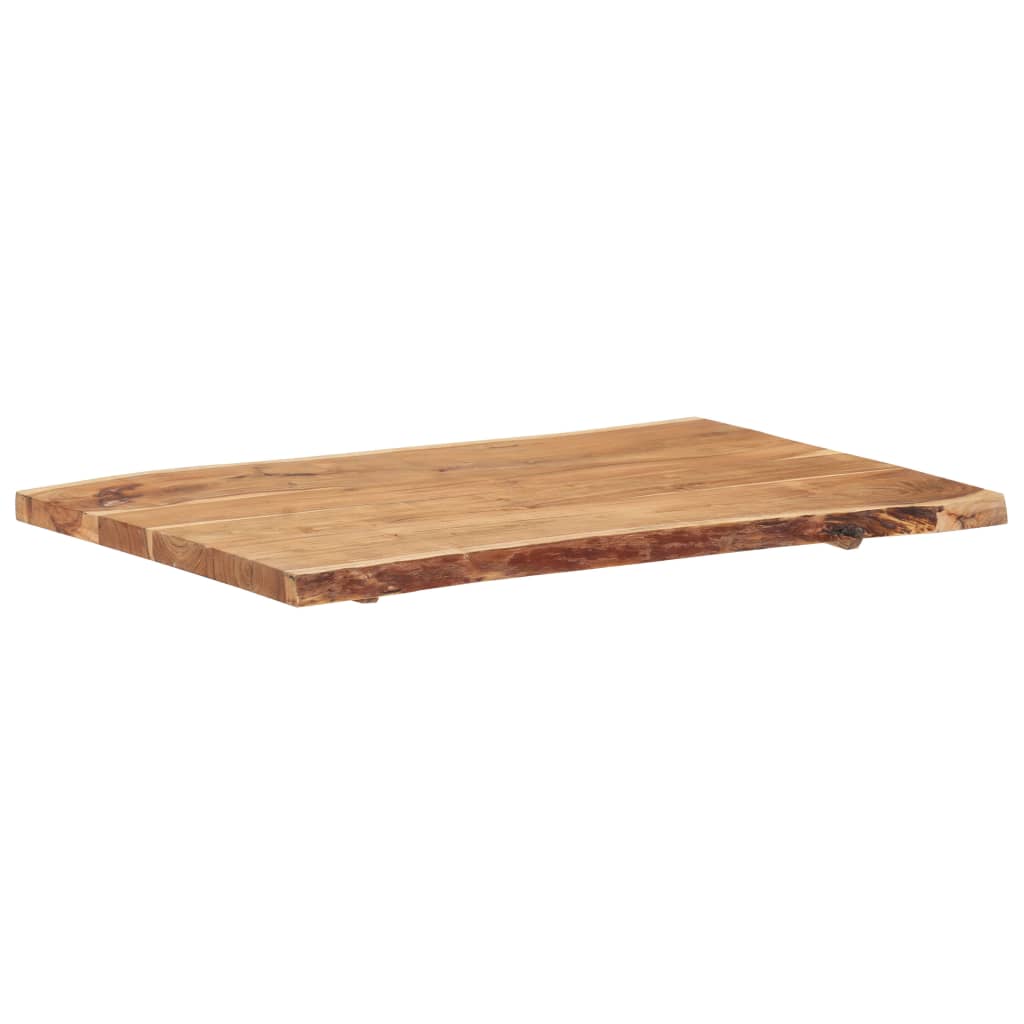 Table Top Solid Acacia Wood 100x(50-60)x3.8 cm