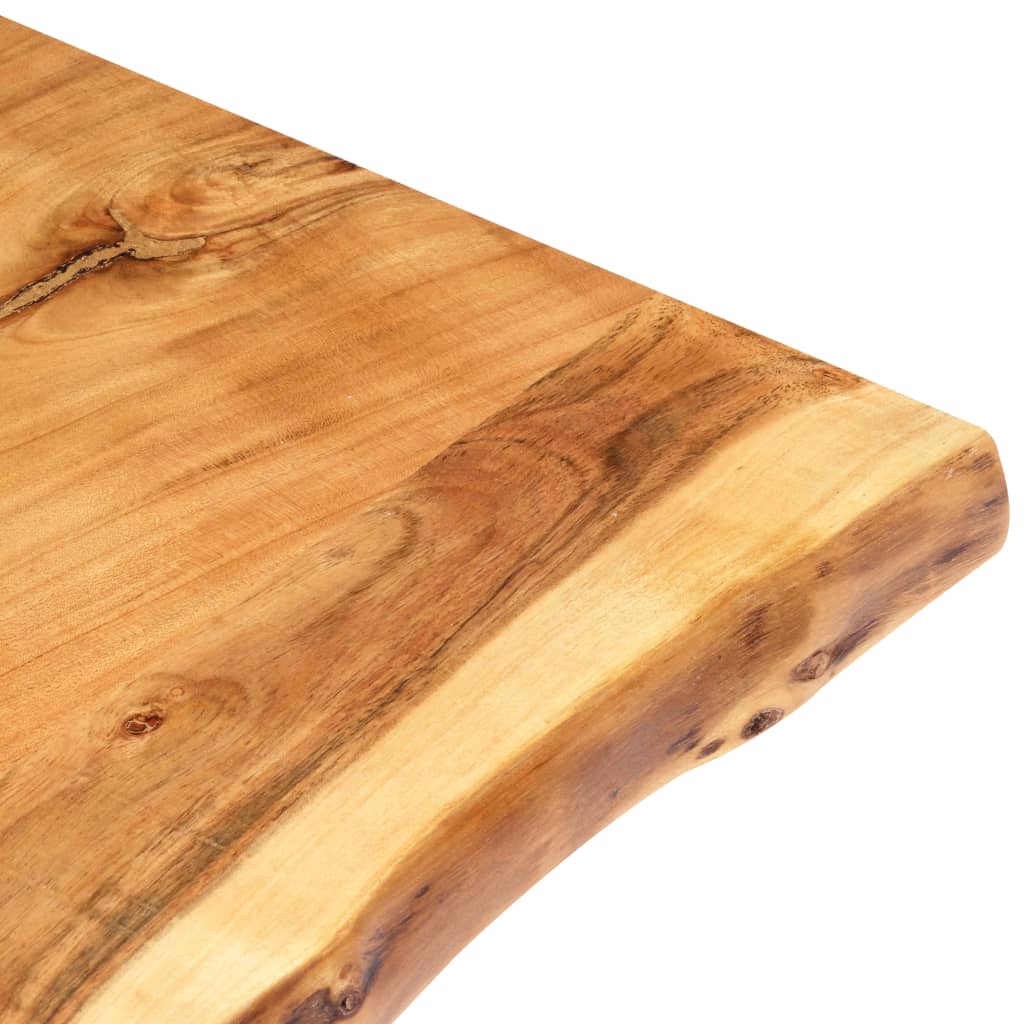 Table Top Solid Acacia Wood 118x(50-60)x3.8 cm