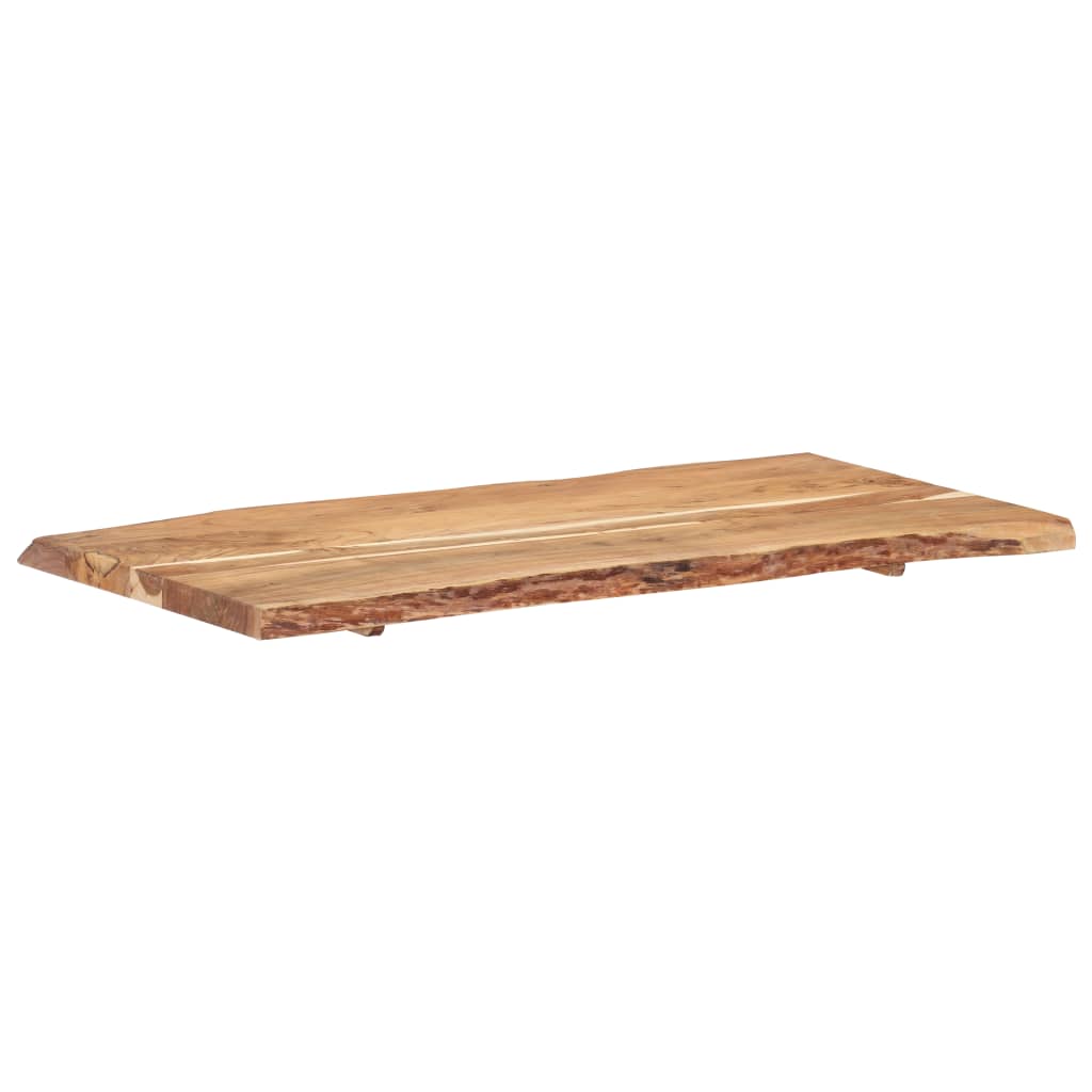 Table Top Solid Acacia Wood 118x(50-60)x3.8 cm