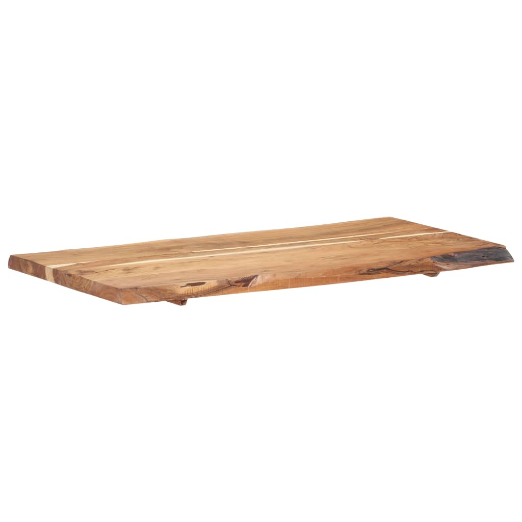 Table Top Solid Acacia Wood 118x(50-60)x3.8 cm