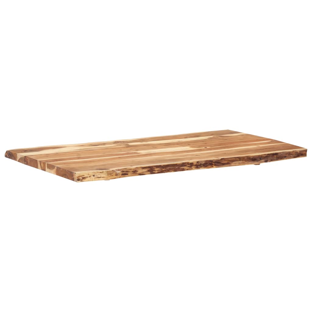 Table Top Solid Acacia Wood 118x(50-60)x3.8 cm