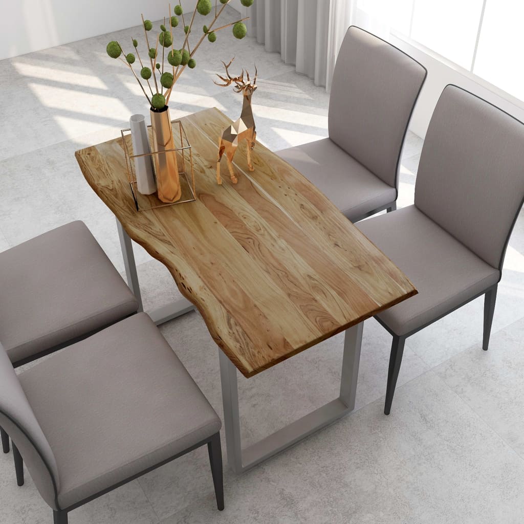 Dining Table 118x58x76 cm Solid Acacia Wood