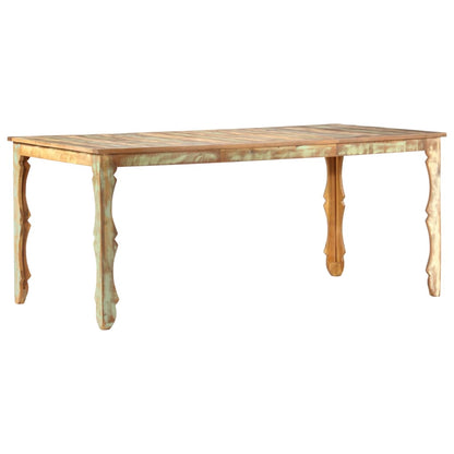 Dining Table 180x90x76 cm Solid Reclaimed Wood