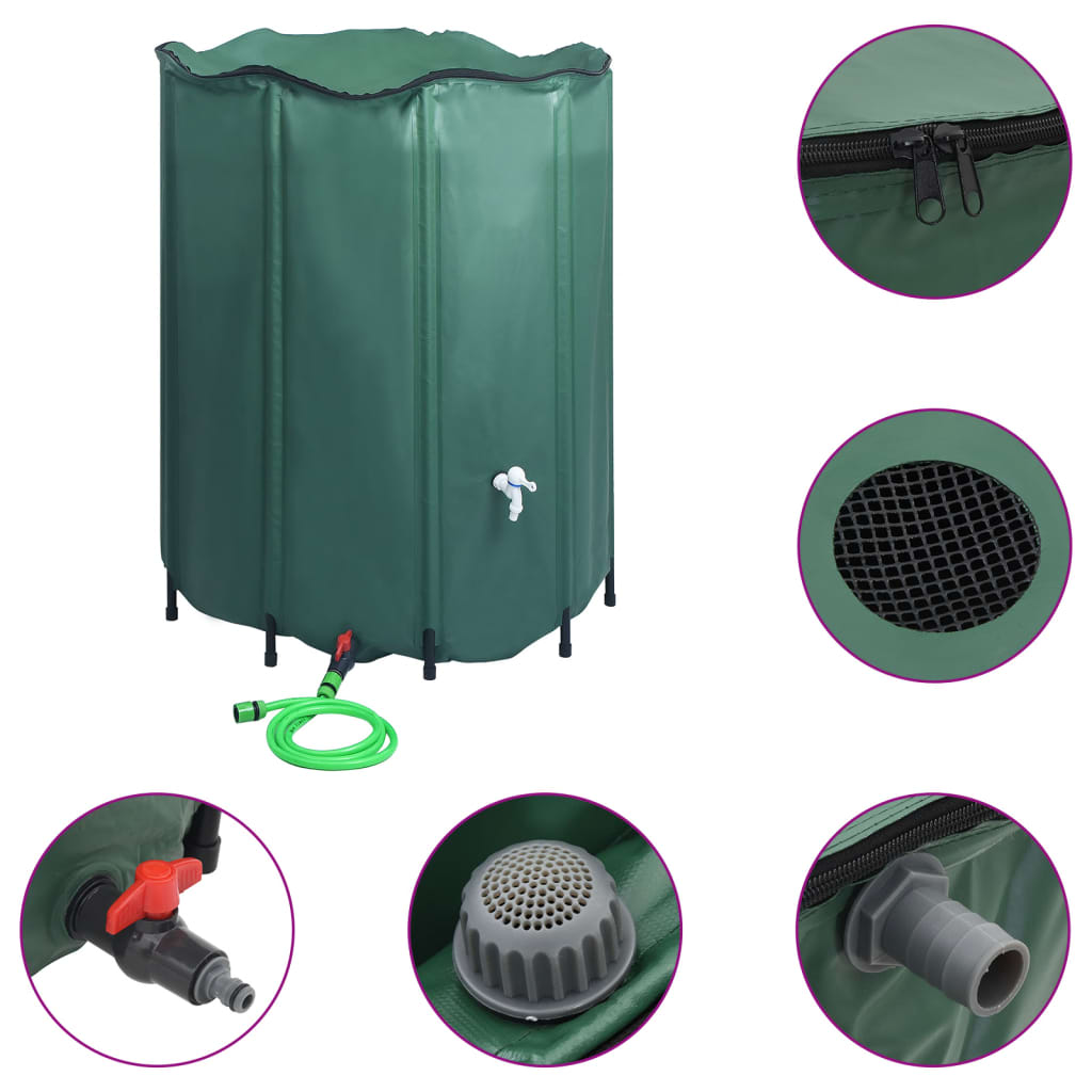 Collapsible Rain Water Tank with Spigot 1000 L